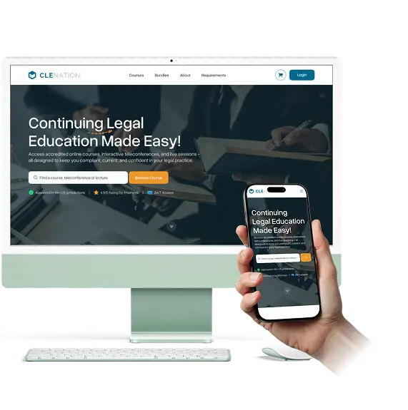 Continuing Legal Education Quality Courses | Picture of Tablet and Phone